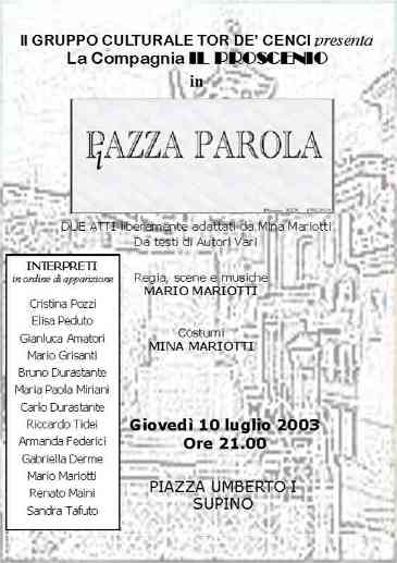 dettagli dello spettacolo